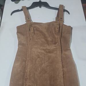 Brown Corduroy Dress